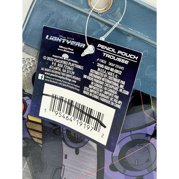 NEW Disney Pixar Toy Story Buzz Lightyear Pencil Pouch Case School Supplies - Picture 4 of 6